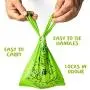 Compostable Dog Poop Bag, Pet Waste Bags with Easy-Tie Handles. Biodegradable Poop Bags for Dogs. Unscented, Premium Thickness, Leak-Proof. Highest Rated ASTM D6400. Pet Supplies Support Doggie Rescue