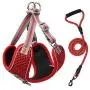 RIDVANVAN Dog Harness and Leash Set No-Pull Pet Harness Adjustable Soft Vest Reflective No-Choke Easy Breathable Mesh for Medium Dogs 2 Leash Clip Red 2X-Large RIDVANVAN Dog Harness and Leash Set No-Pull Pet Harness Adjustable Soft Vest Reflective No-Choke Easy Breathable Mesh for Medium Dogs 2 Leash Clip Red 2X-Large