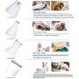 Dog Nail Grinder Quiet Electric Dog Shaver Clippers Set, GLE2016Pet Nail Trimmer 4 in 1 Electric Rechargeable Nail Clippers Low Noise Rechargeable Cordless Hair Clippers Set for Dogs Cats Pets
