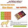 Leowow Reusable Wrap Diapers for Male Dogs Washable Dog Belly Wrap Diapers(3 Pack)-Medium