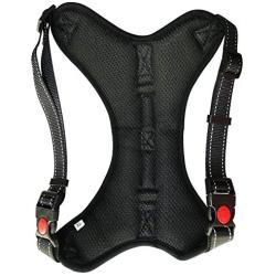 Hellopet Dog Harness No-Pull Reflective Adjustable Outdoor Pet Vest Oxford Fabirc for Small Medium Large Dogs