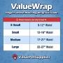 ValueWrap New Disposable Male Dog Diapers, 1-Tab X-Small, 288 Count - Male Wraps, Snag-Free Fastener, Leak Protection, Wetness Indicator