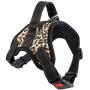 WmcyWell Adjustable Pet Dog Harness with Metal Ring and Easy Control Handle for Small Medium Large Dogs