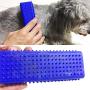 JL&LOVE Silicone Pet Hair Remover Brush Comb Grooming Brush, Cleaning for Furniture, Carpet, Clothes, Sofa, Car and Pet Nest-Blue