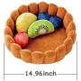 S-Lifeeling Fashion Pet Cushion Bed Detachable Updated Version Winter Plush Nest Kennel Lovely Tart Warm Comfortable Extended Dog Mat Pad Cat Mat