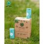 100% BIODEGRADABLE + COMPOSTABLE Dog Poop Bags 1 BOX=10 MEALS DONATED Eco-Friendly Plant-Based Leak-Proof ZERO WASTE 100% Recycled Packaging & Roll Cores LARGE SIZE Supports Planet & Animal Welfare