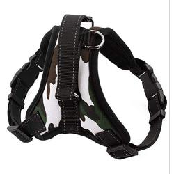 Chanbin Dog Vest Harness No- Pull - Pet Harness Outdoor Reflective Oxford Material Soft Vest for Medium Large Dogs