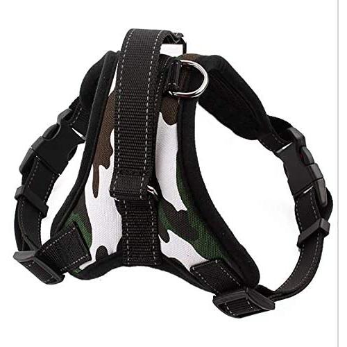 Chanbin Dog Vest Harness No- Pull - Pet Harness Outdoor Reflective Oxford Material Soft Vest for Medium Large Dogs