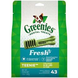 GREENIES Fresh Natural Dental Dog Treats, 12 oz. Pack