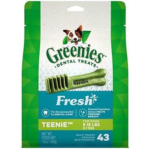 GREENIES Fresh Natural Dental Dog Treats, 12 oz. Pack