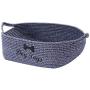 Geyecete Cotton Rope Toy Storage Basket Bin Dog Toy Storage Basket Basket Dog Toys Basket - Cube Organizer for Closet, Small Toys, Towels