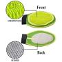 Pet Hair Remover Mitt,Pet Grooming Glove,Deshedding Glove Dog&Cat Deshedding Brush Glove Grooming Kit for Pets Washing Deshedding Massage-1 Glove Fits Both Hands
