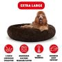 The Dog’s Bed Sound Sleep Donut Dog Bed & Cat Bed, Original Calming Anti-Anxiety Premium Quality Plush Nest Snuggler - with Removable Cover