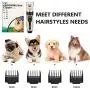 Rainlin Pet Hair Cutting Kit, Low Noise Rechargeable Grooming Hairdressers Tool, Pet Hair Trimmer with Replaceable Ceramic Head Rainlin Pet Hair Cutting Kit, Low Noise Rechargeable Grooming Hairdressers Tool, Pet Hair Trimmer with Replaceable Ceramic Head