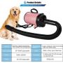 NEWTRY Dog Dryer Hair Force Dryer Stepless Adjustable Speed Temperature High Velocity Dog Cat Hair Dryer Professional Pet Grooming Blower 2000W/3.2HP Reduce Noise Heat Insulation (Pink)