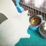 Hamiledyi Crate Dog Bowl Removable Hanging Stainless Steel Water Food Feeder Pet Cage Coop Cup with 2 Food Scoops for Kitten, Puppy, Birds, Rats, Guinea Pigs - 2 Pcs