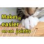 Skywin Cat Steps - Solid Rubber Wood Cat Stairs Great for Scratching and Climbing - Easy to Install Wall Mounted Cat Shelves for Playful Cats