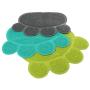 CocoStore Easy to Use Dog Puppy Pet Cat Dish Bowl Feeding Food Mat Paw Shape PVC Placemat Wipe Clean