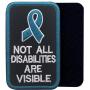 ODSP Service Dog Do Not Separate Dog from Handler, Not All Disabilities are Visible, by Law Embroidered Fastener Hook and Loop Backing Patches for Vests/Harnesses