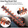 QAQGEAR Replacement Parts for Bissell Crosswave 1934/1868/1866, 1 Area Rug Brush Roll & 2 Multi-Surface Brush Roll & 3 Vacuum Filter & 1 Filter Cleaning Brush