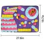 Humorous.P Snuffle Mat for Dogs - Durable Dog Feeding Mat Washable Pet Nosework Mat Hunting Training Mat Play Mats Great for Dogs Natural Foraging Skills