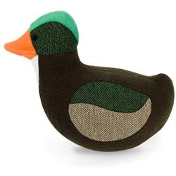 Martha Stewart Fleece Mallard Bonded Mesh Dog Toy for Moderate Chewers