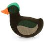 Martha Stewart Fleece Mallard Bonded Mesh Dog Toy for Moderate Chewers