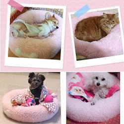 Creation Core Fluffy Super Soft Pink Pet Dog Puppy Cat Bed Nest