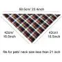 12 Pieces Dog Bandanas - Triangle Dog Scarf, Washable Reversible Printing, Bibs Dog Kerchief Set, Suitable for Small or Medium-Sized Cat and Dog Pets 12 Pieces Dog Bandanas - Triangle Dog Scarf, Washable Reversible Printing, Bibs Dog Kerchief Set, Suitable for Small or Medium-Sized Cat and Dog Pets