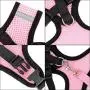 Soft Mesh Dog Harness Vest, Small Dog Harness, Night Reflective Adjustable Mesh Harness with Padded Vest and Leash(Pink) Soft Mesh Dog Harness Vest, Small Dog Harness, Night Reflective Adjustable Mesh Harness with Padded Vest and Leash(Pink)
