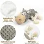 WINSHIDEN Interactive Dog Plush Toys, Squeaky Toys for Large Dogs, Durable Stuffed Toys with Cotton Material&Crinkle Paper, Chewing Teeth Health Toys for Large&Small Dogs