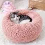 Modern Soft Plush Round Pet Bed for Cats or Small Dogs,Faux Fur Donut Cuddler,Cat beds and Dog beds,Relief and Improved Sleep – Machine Washable, Waterproof Bottom Pet Weight Within 20lbs,Pink Color Modern Soft Plush Round Pet Bed for Cats or Small Dogs,Faux Fur Donut Cuddler,Cat beds and Dog beds,Relief and Improved Sleep – Machine Washable, Waterproof Bottom Pet Weight Within 20lbs,Pink Color