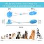 Xqpetlihai Multifunctional Dog chew Toy ,Dog Rope Ball Toys with Suction Cup for Aggressive chewers,Dog Teeth Cleaning Interactive Pet Tug Toy for Boredom