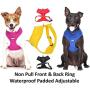 Dexil Limited Caution (Do Not Approach) Red Color Coded Non-Pull Front and Back D Ring Padded and Waterproof Vest Dog Harness Prevents Accidents by Warning Others of Your Dog in Advance