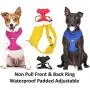 Dexil Limited Caution (Do Not Approach) Red Color Coded Non-Pull Front and Back D Ring Padded and Waterproof Vest Dog Harness Prevents Accidents by Warning Others of Your Dog in Advance