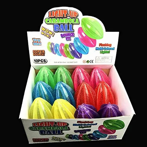 FairOnly Luminous Dog Flashing Ball Carambola Shape Interactive Pet Toy Creative Lifestyle FairOnly Luminous Dog Flashing Ball Carambola Shape Interactive Pet Toy Creative Lifestyle