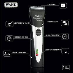Wahl Professional Animal Chromado Pet, Dog, Cat, and Horse Corded / Cordless Clipper