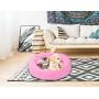 Yusongirl Dog Bed Cat Bed Round Fluffy Luxe Soft Plush Pet Cushion Donut Cuddler Washable Warming Pet Bed Improved Sleep Calming Bed
