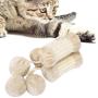 3PCS Cat Scratcher Natural Sisal Mini Cat Scratching Post Pet Claws Care Toys Interactive Training Toy with Plush Ball