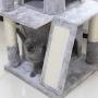Toozey Cat Tree, 41.3 Inches Multi-Level Cat Tower with 2 Condos, Scratching Posts and Ramp, Soft Plush Cat Houses for Indoor Cats, Made with CARB-Certified Boards