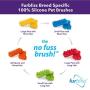 Furbliss Dog Brush for Grooming, Brushing and Bathing Large Pets with Long Hair, Great for the Bath Deshedding and Massaging Your Pet - by Vetnique Labs
