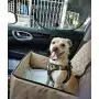 Pettom Pet Bucket Seat Cover Booster Seat 2 in 1 Deluxe Dog& Cat Front Seat Cover for Cars Non- Slip Backing Waterproof (Beige) Pettom Pet Bucket Seat Cover Booster Seat 2 in 1 Deluxe Dog& Cat Front Seat Cover for Cars Non- Slip Backing Waterproof (Beige)