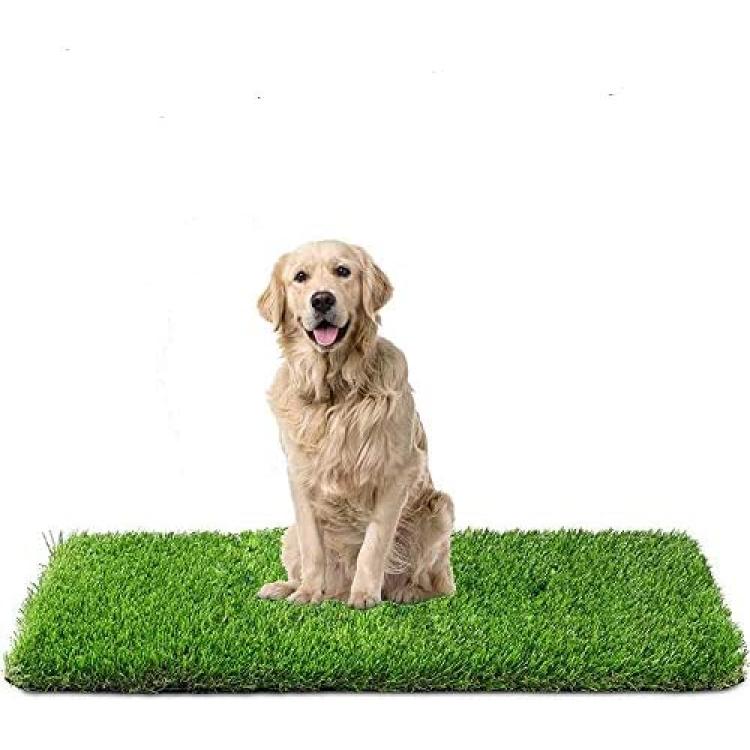 Bethebstyo Artificial Grass, Dog Pee Pads, Professional Dog Potty Training  Rug, Large Dog Grass Mat with Drainage Holes, Pet Turf Indoor Outdoor