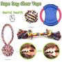 LECHONG Rope Dog Toys for Aggressive Chewers Large Breed Medium Breed, Dog Chew Toys Heavy Duty Nearly Indestructible Dental Dog Rope Toys Prevents Boredom and Relieves Stress