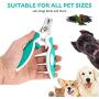 BWTY Dog Nail Clippers and Trimmers Set with Safety Guard to Avoid Over Cutting，Professional Grooming Tool for Dog and cat, Razor Sharp Blade-Free Nail File.