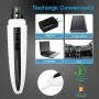 MODUS Pet Nail Grinder for Small Medium Large Dogs and Cats, 2-Speed Rechargeable Portable Low Vibration and Low Noise Electric Pet Nail Trimmer with LED Illuminating Light and USB Charging MODUS Pet Nail Grinder for Small Medium Large Dogs and Cats, 2-Speed Rechargeable Portable Low Vibration and Low Noise Electric Pet Nail Trimmer with LED Illuminating Light and USB Charging