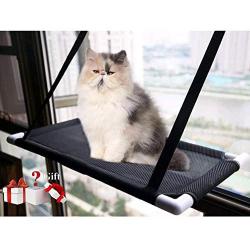 David City Cat Window Perch, Cat Window Hammock, Cat Hammock, Quality Upgrades, Saving Space, Carrying 35 Pounds, Allowing Your Cat to Enjoy 360-Degree Sunbathing.