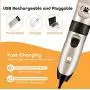 Dog Clippers Shaver Low Noise Pet Rechargeable Cordless Electric Quiet Hair Grooming Professional Trimmer Tool Set with Combs Brush Guides Scissors Nail Kits for Dogs Cats Pets Animals Dog Clippers Shaver Low Noise Pet Rechargeable Cordless Electric Quiet Hair Grooming Professional Trimmer Tool Set with Combs Brush Guides Scissors Nail Kits for Dogs Cats Pets Animals