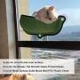 Tylu Cat Bed Cat Window Perch Window Seat Suction Cups Space Saving Cat Hammock Pet Resting Sunny Seat Safety Cat Shelves Mount Window Bubble Pod Mounts to Virtually Any Glass Window or Door