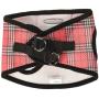 Bark Appeal Mesh Step in Harness, Medium, Red Plaid